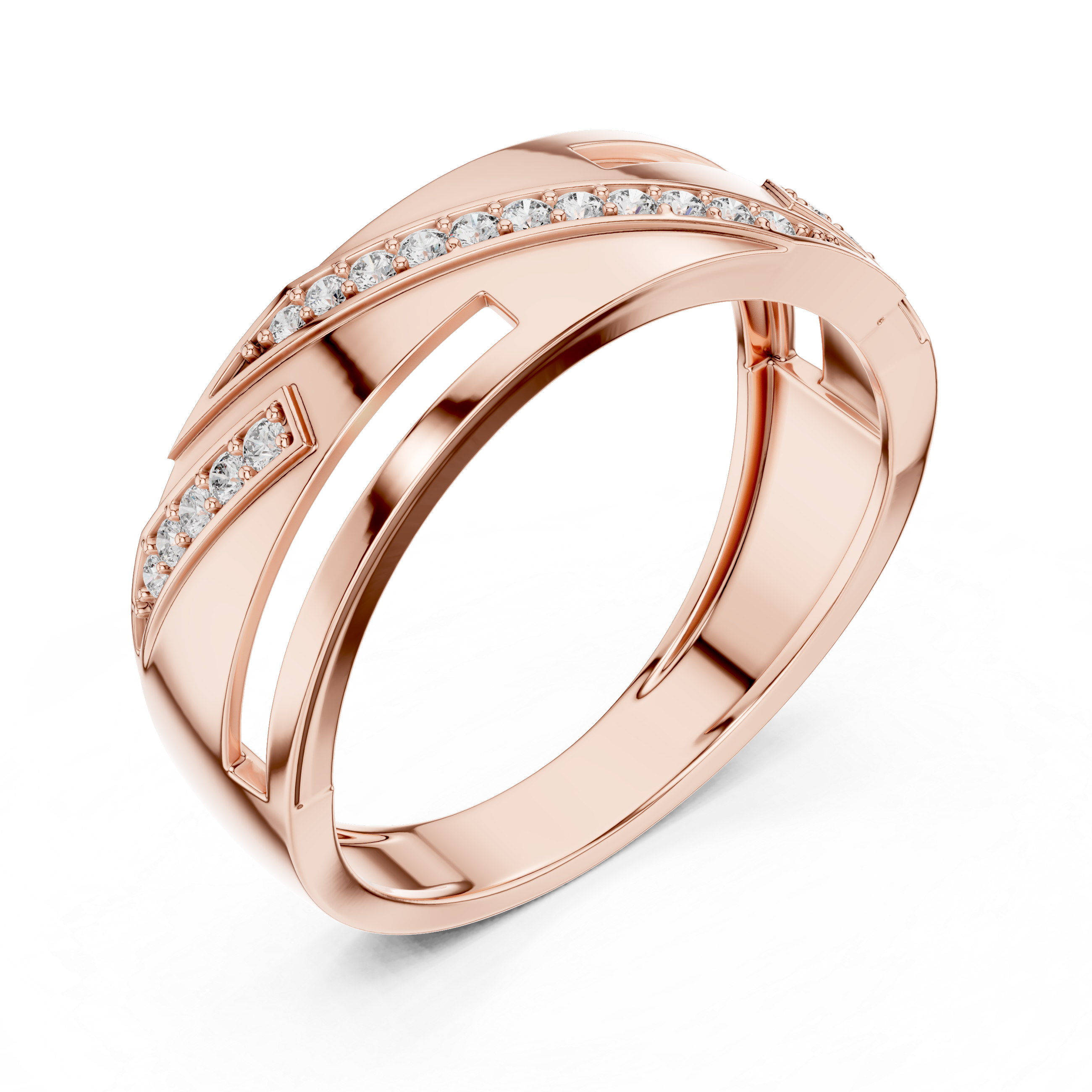 Swanky Lab grown diamond ring piece