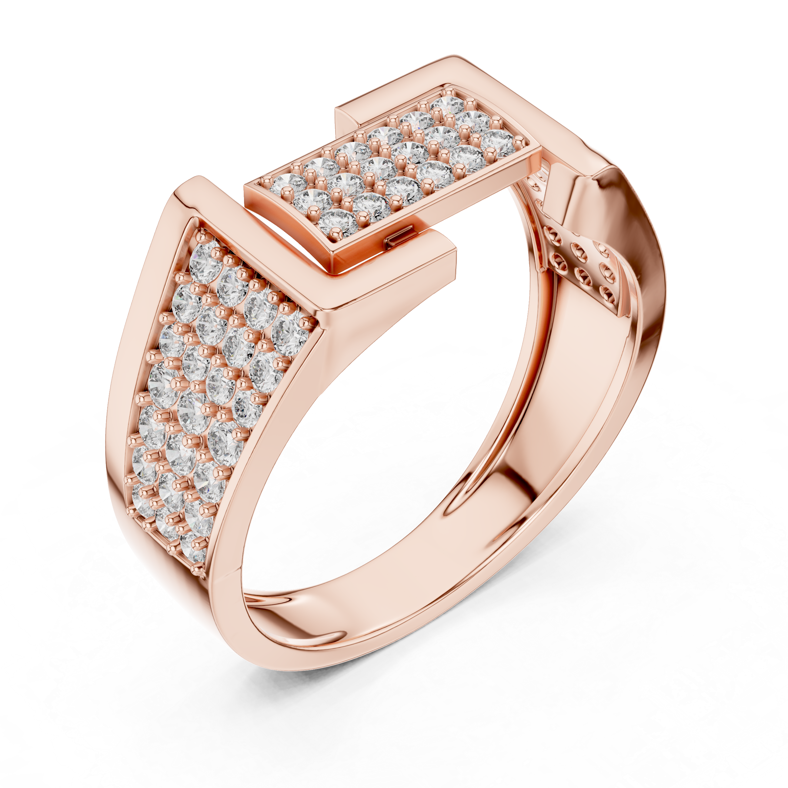Dazzling Lab grown diamond ring piece