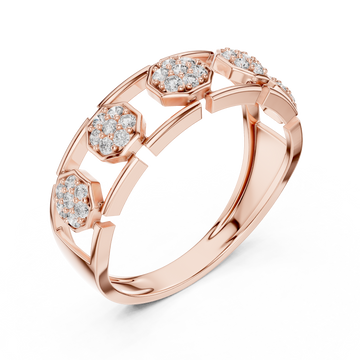 Fancy Lab grown diamond ring piece
