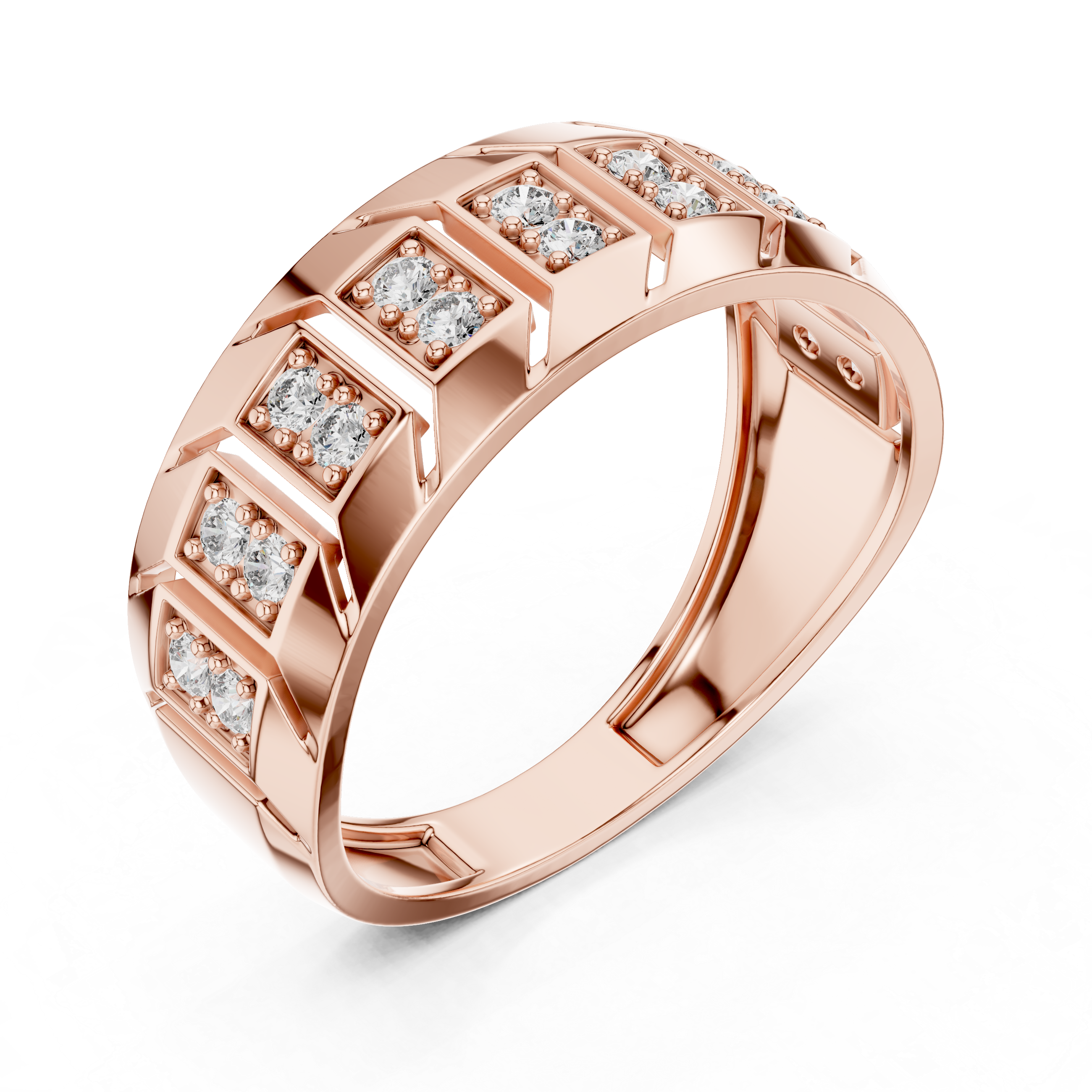Striking Lab grown diamond ring style