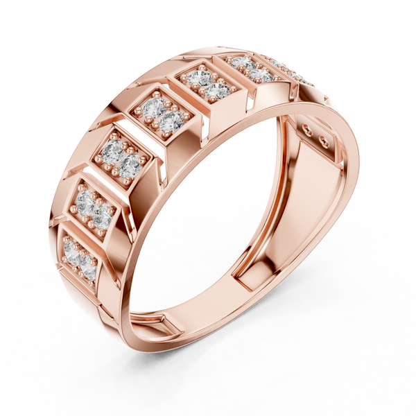 Striking Lab grown diamond ring style