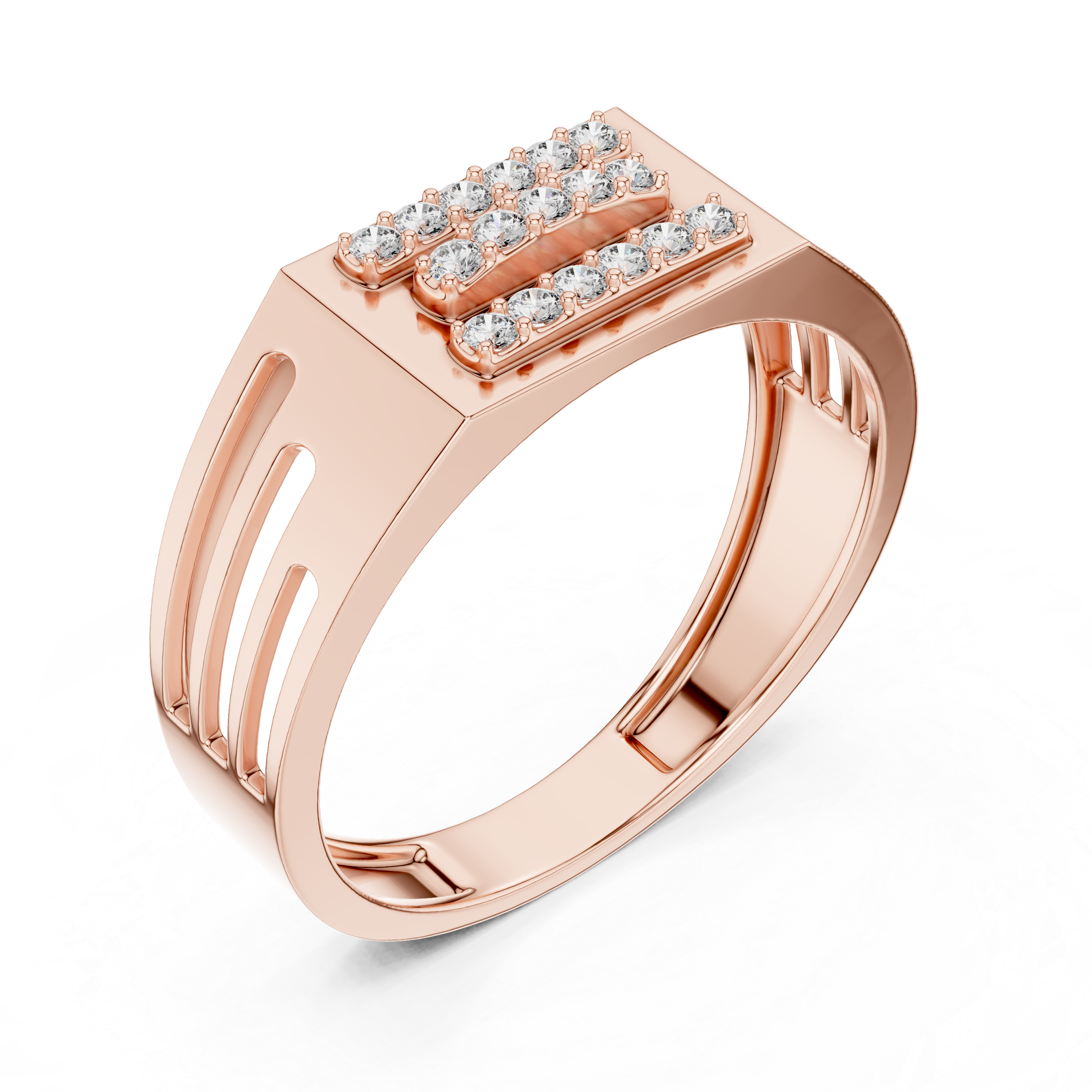 Priceless Lab grown diamond ring band