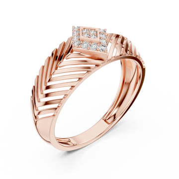 Refined Lab grown diamond ring piece