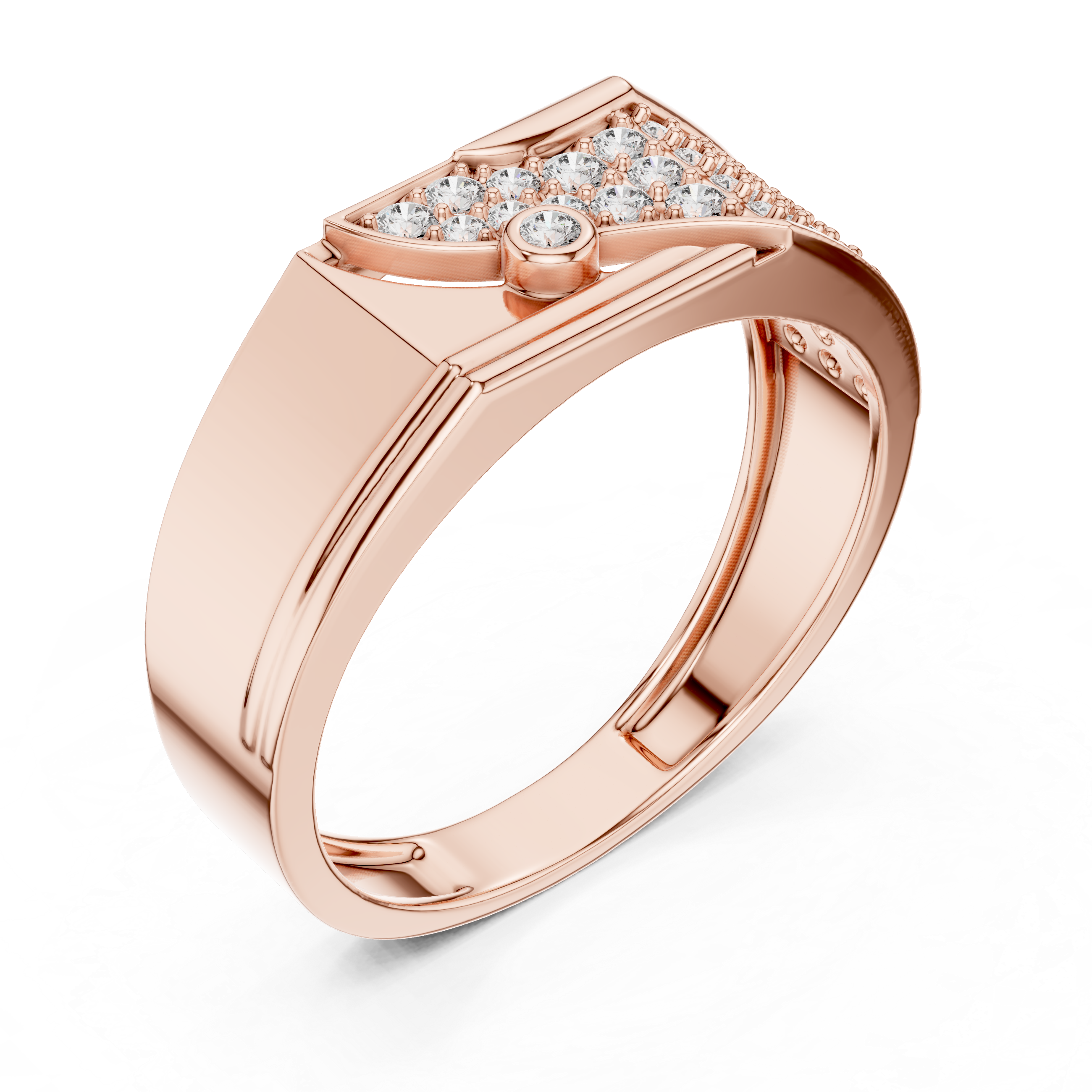 Luxury Lab grown diamond ring band