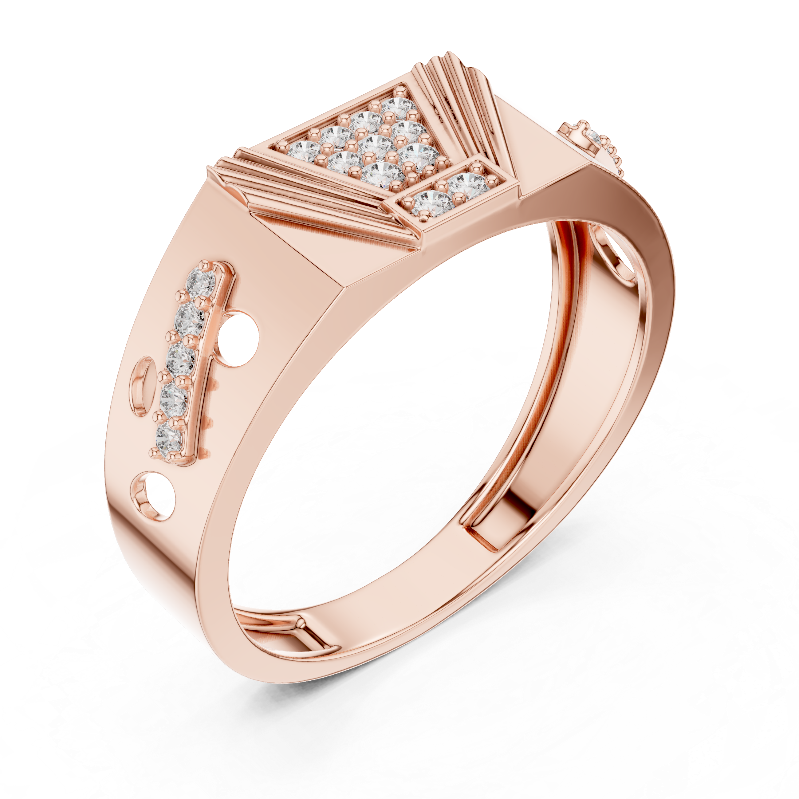 Wondrous Lab grown diamond ring design