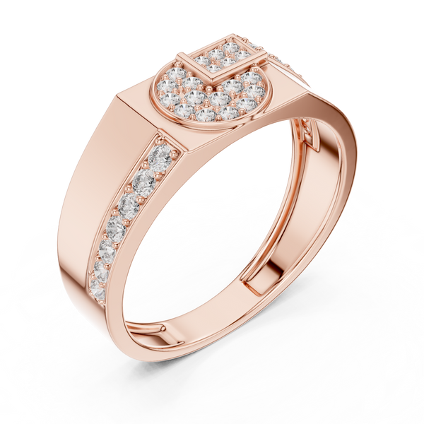 Flawless Lab grown diamond ring band