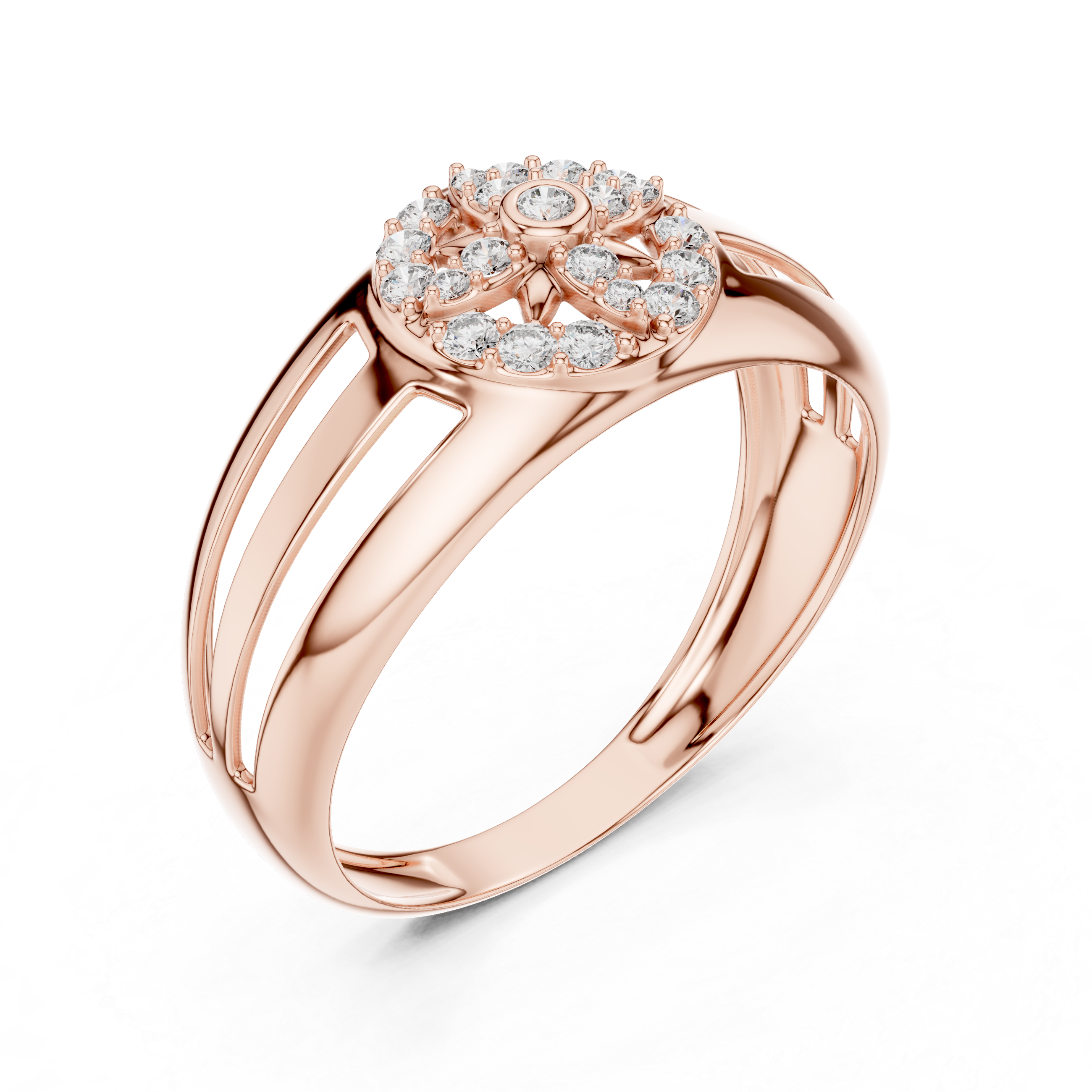Ritzy Lab grown diamond ring band