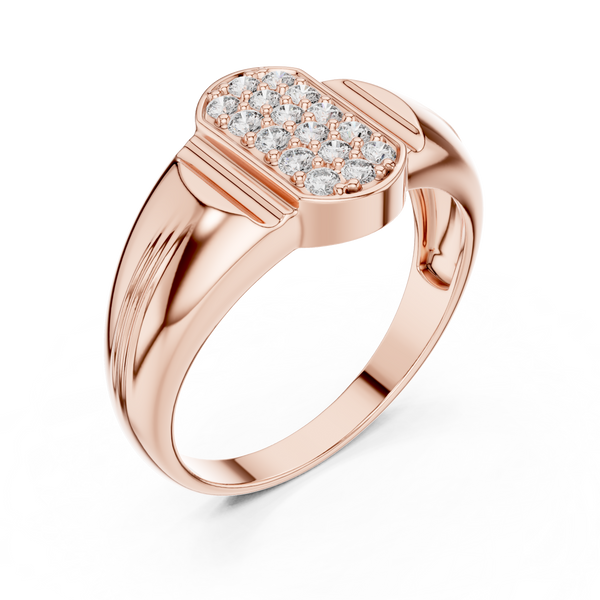 Trendy Lab grown diamond ring design