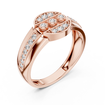 Dainty Lab grown diamond ring design