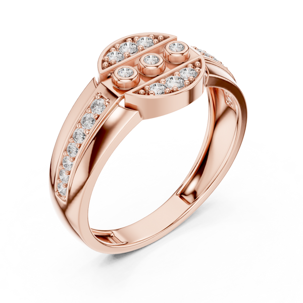 Dainty Lab grown diamond ring design