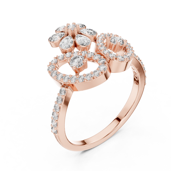 Classy Lab grown diamond ring style