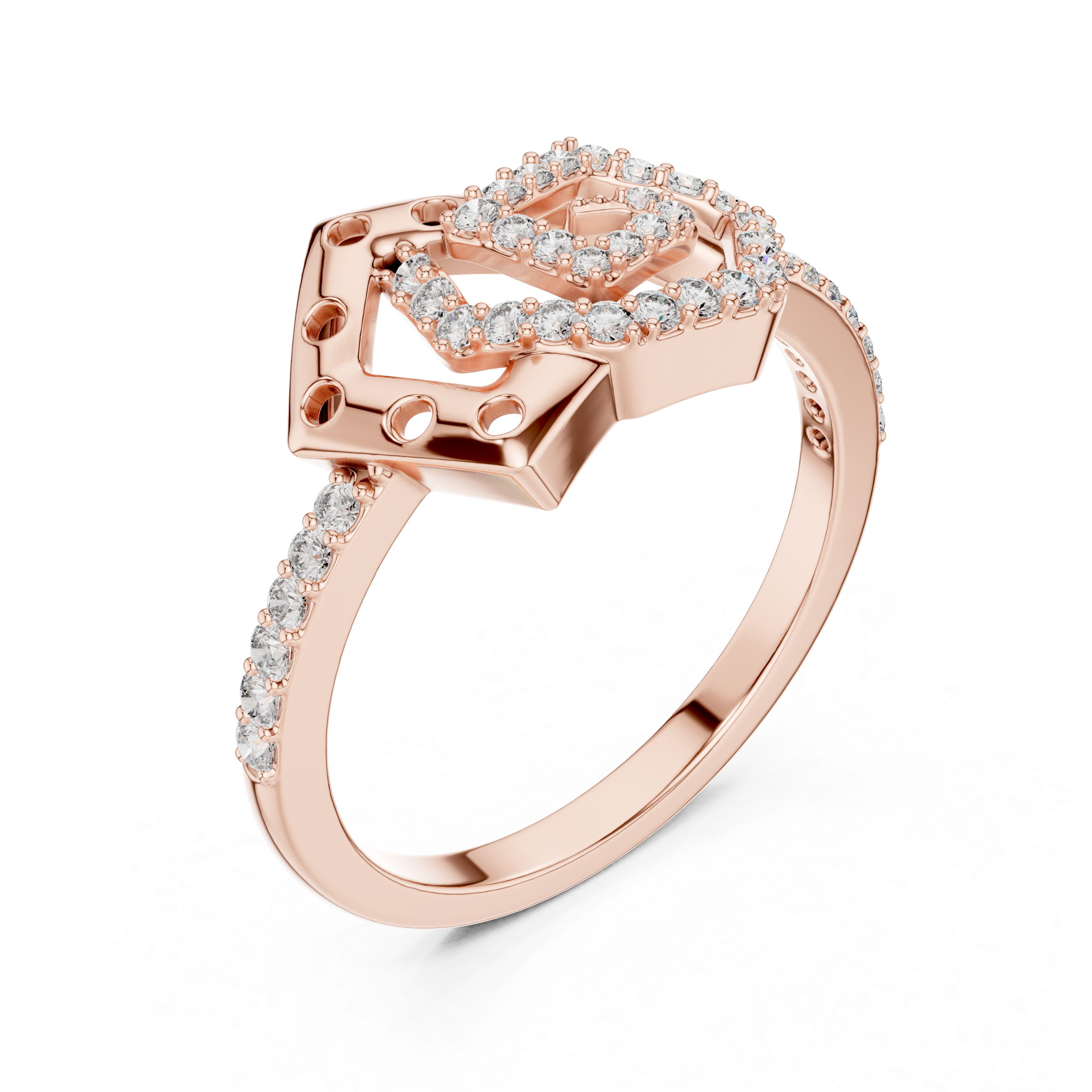 Sparkling Lab grown diamond ring style