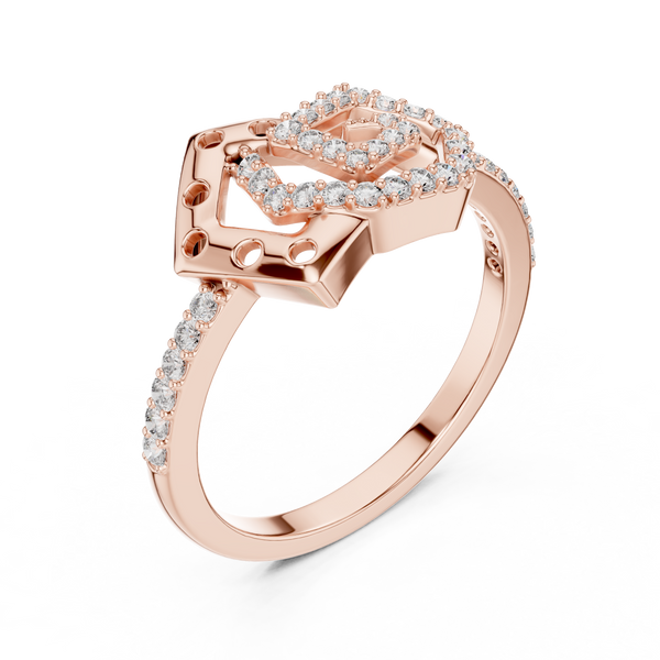 Sparkling Lab grown diamond ring style