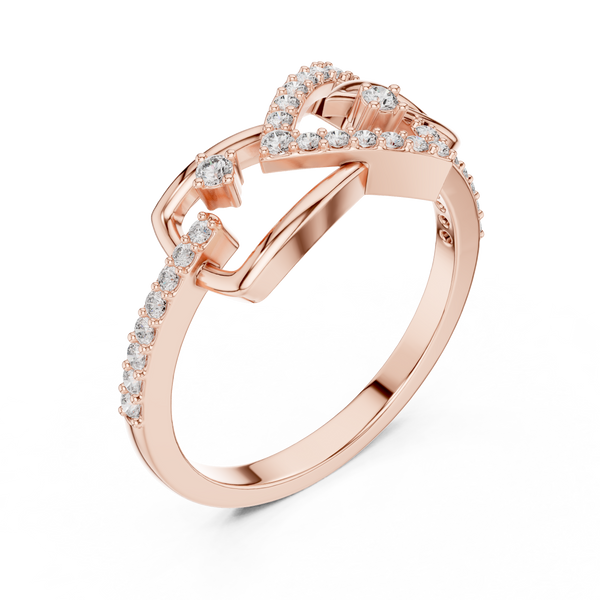 Spectacular Lab grown diamond ring piece
