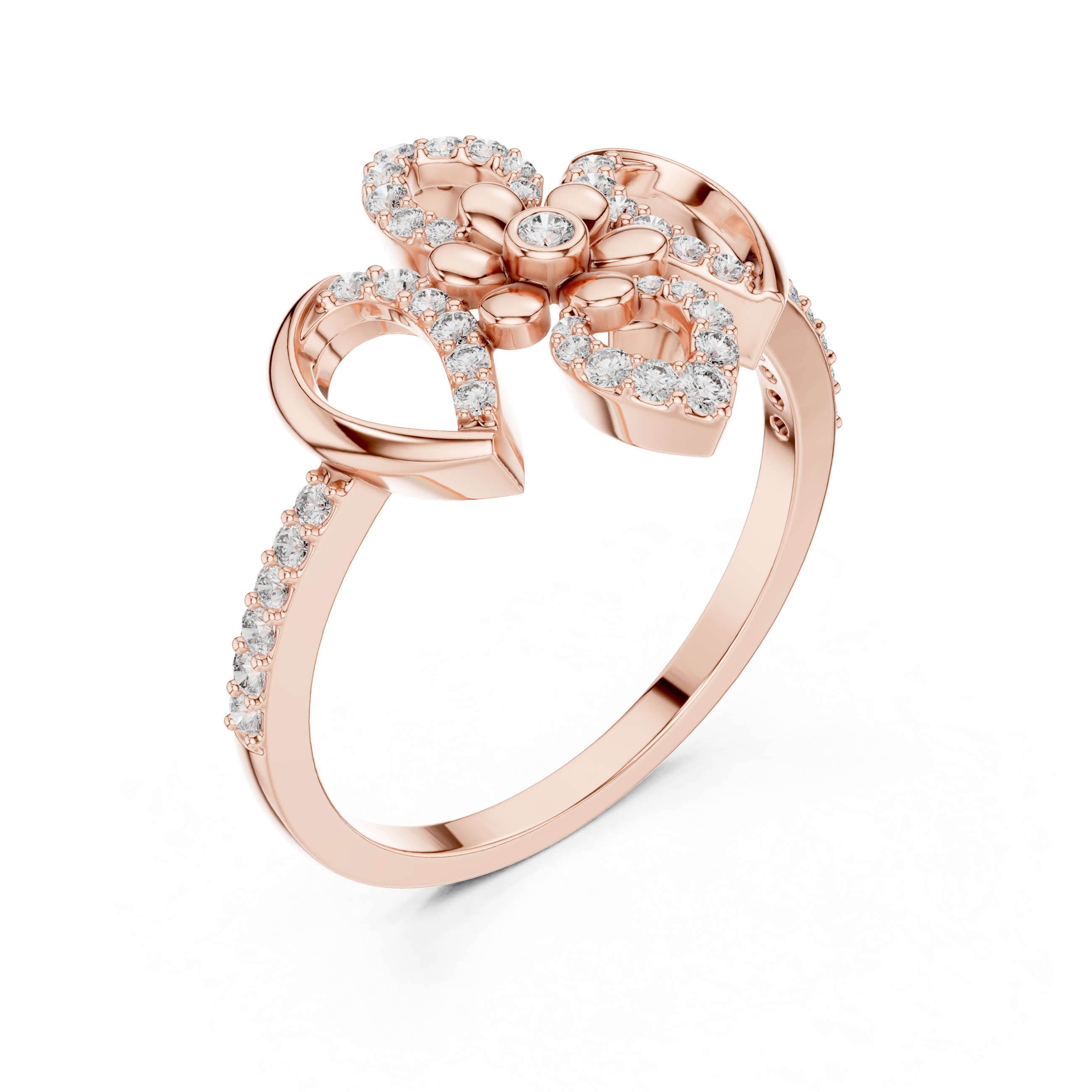 Luminous Lab grown diamond ring band