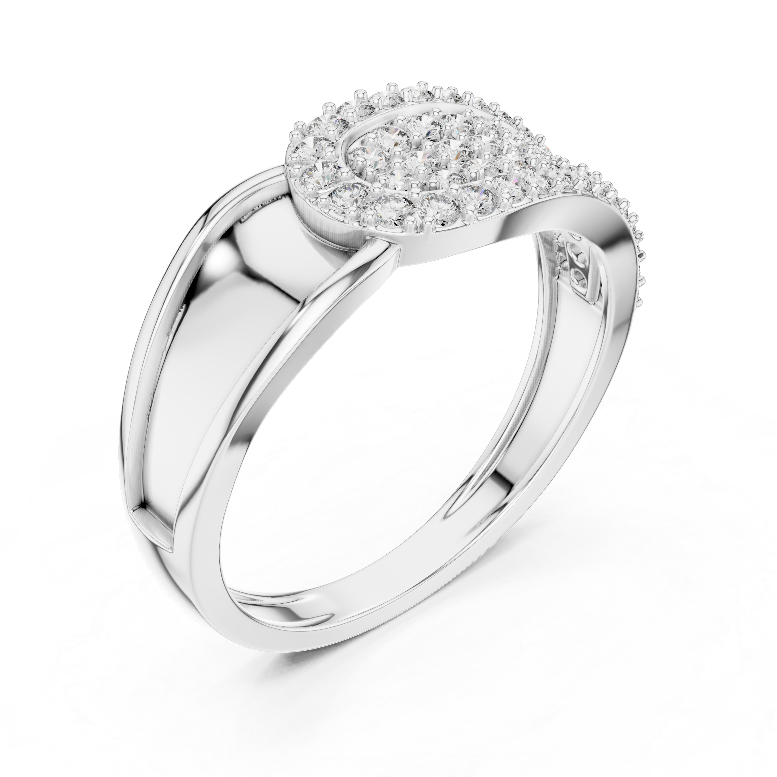 Delicate Lab grown diamond ring design