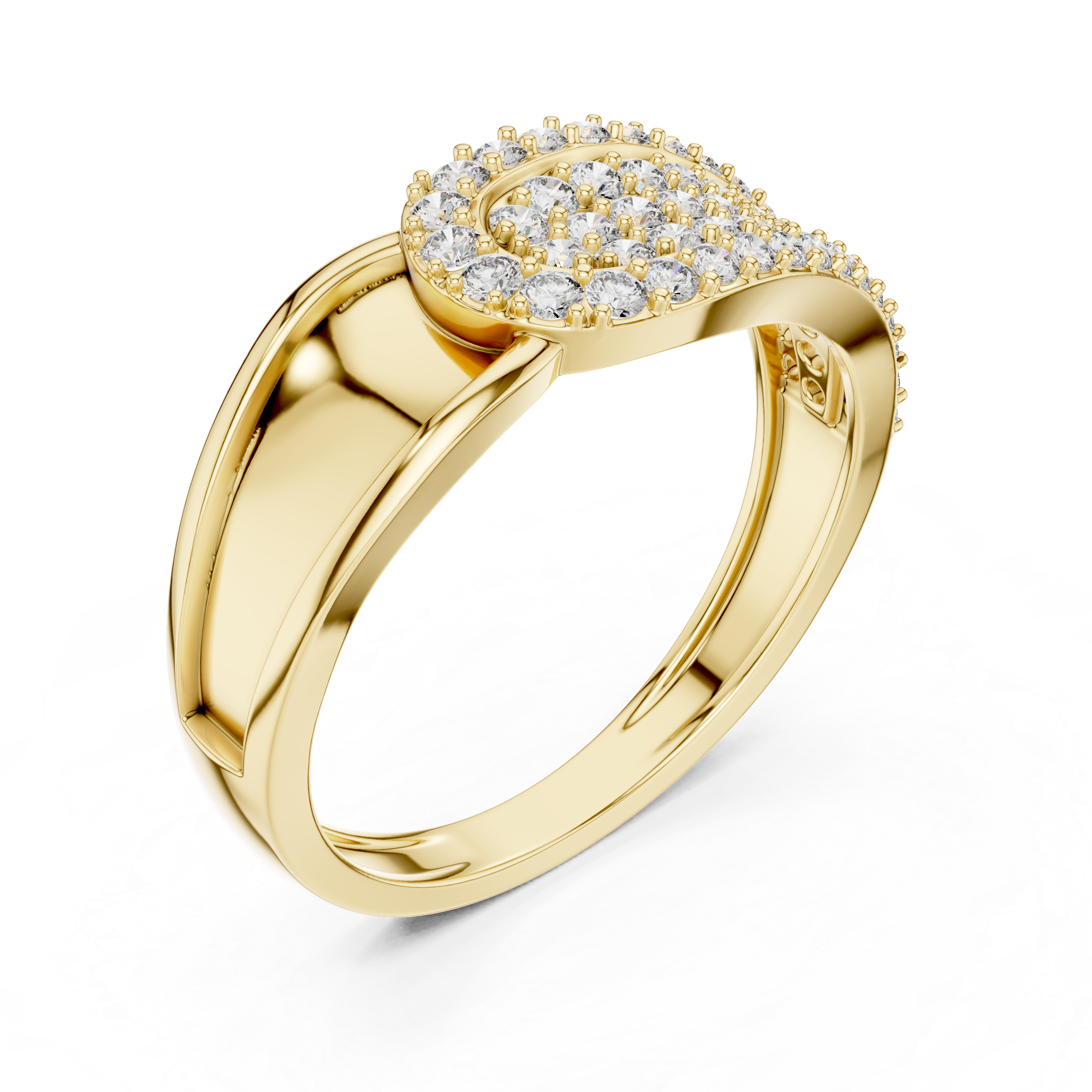 Delicate Lab grown diamond ring design