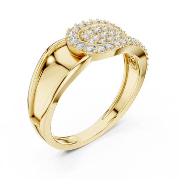 Delicate Lab grown diamond ring design