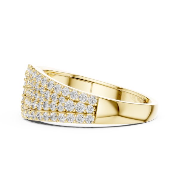 Delicate Lab grown diamond ring design