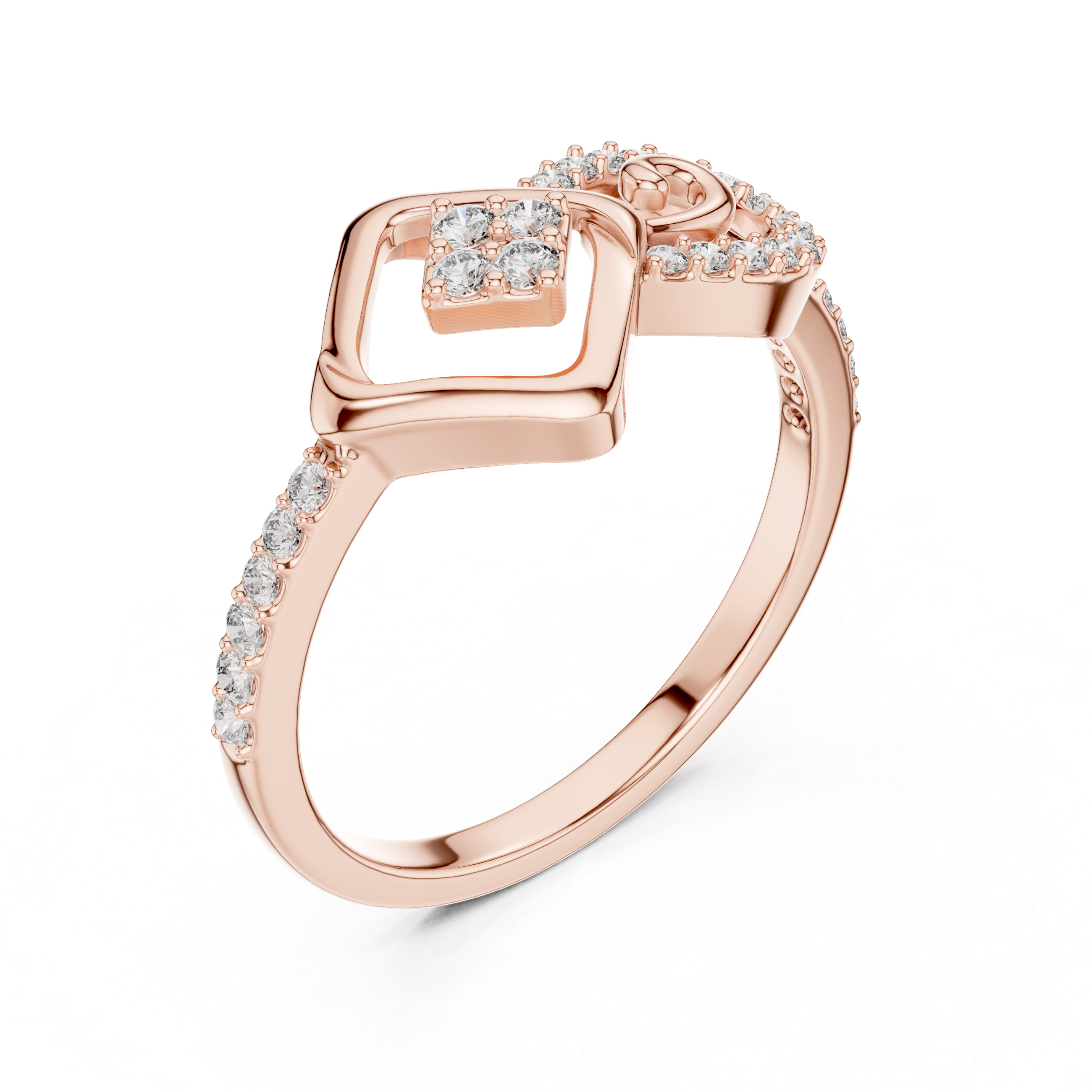 Engagement Lab grown diamond ring piece