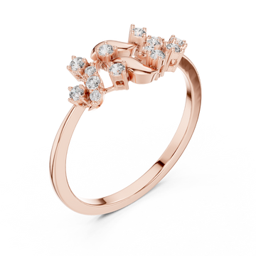 Sleek Lab grown diamond ring band
