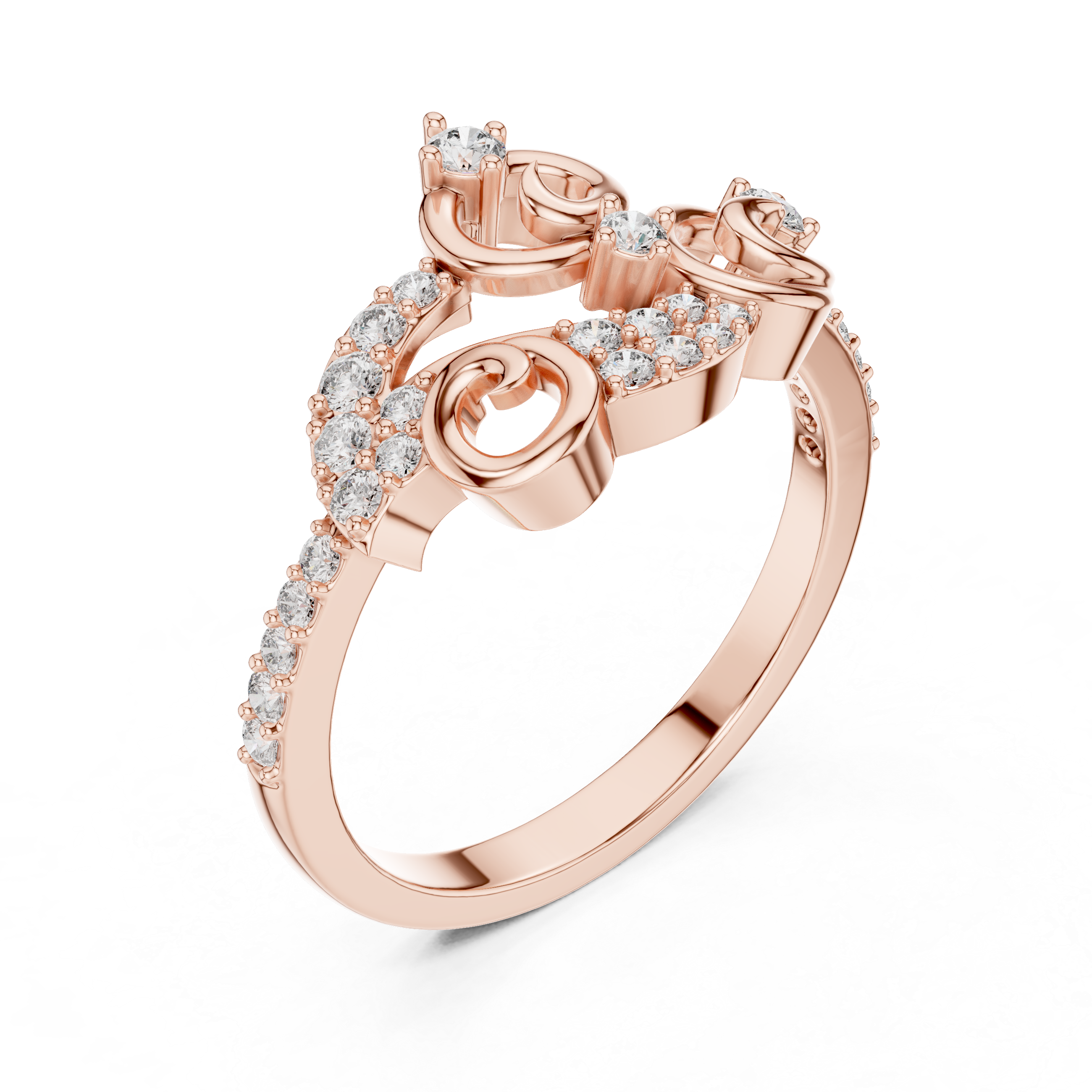 Minimalist Lab grown diamond ring piece