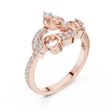 Minimalist Lab grown diamond ring piece