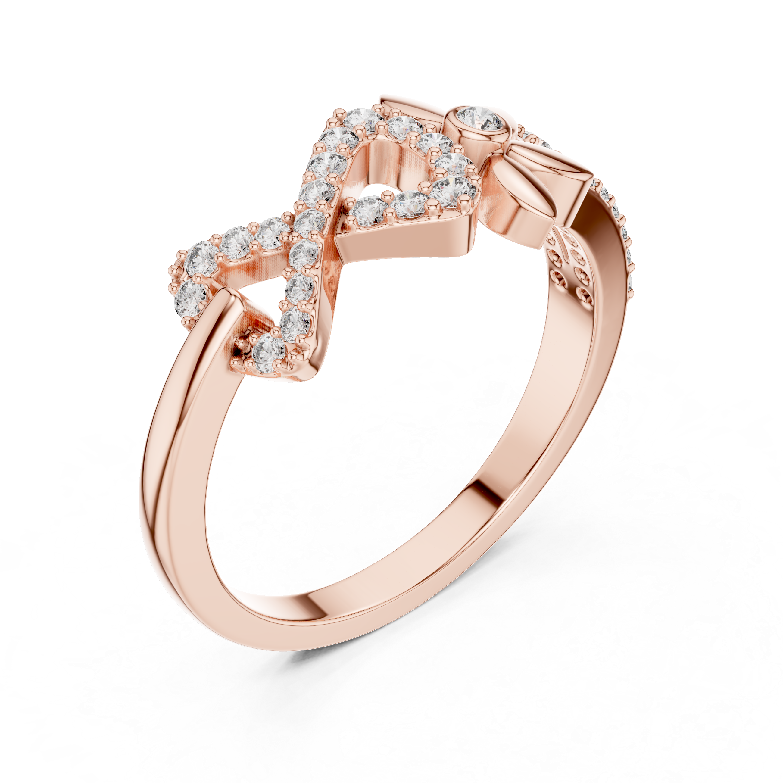 Picturesque Lab grown diamond ring style