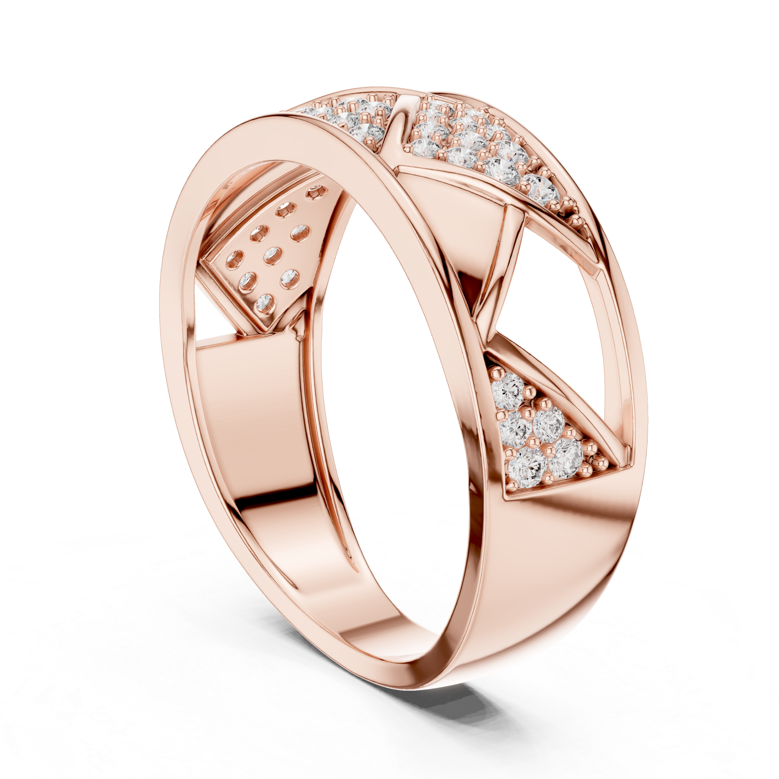 Vintage Lab grown diamond ring jewelry