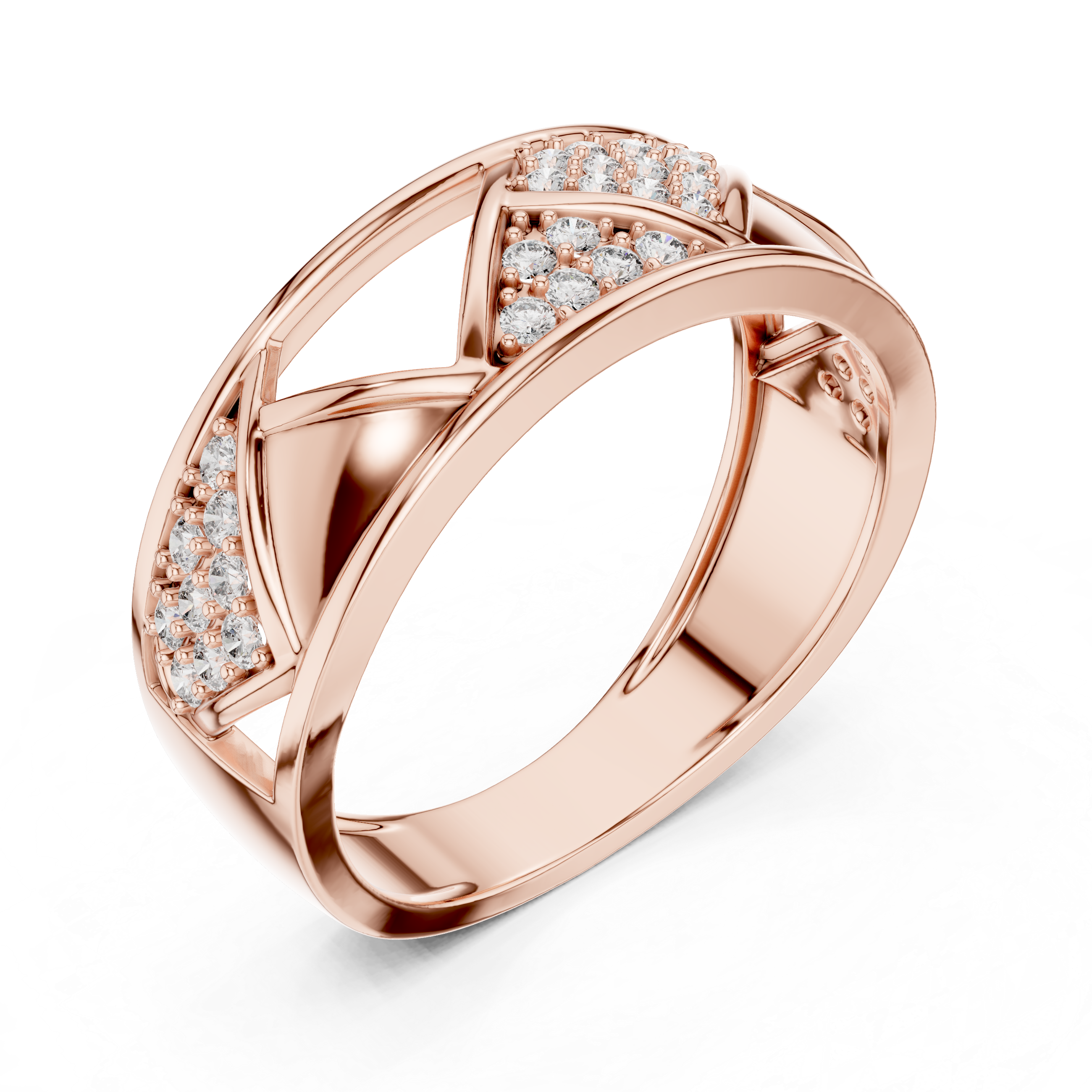 Vintage Lab grown diamond ring jewelry