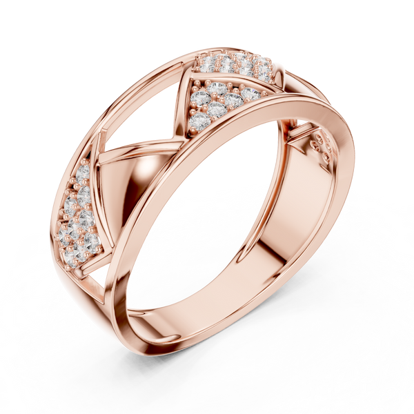Vintage Lab grown diamond ring jewelry