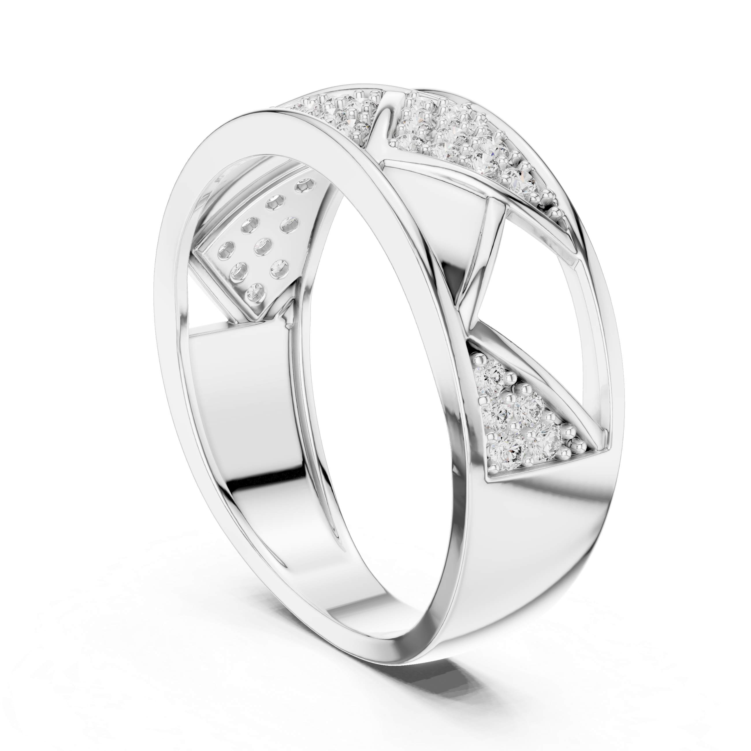 Vintage Lab grown diamond ring jewelry