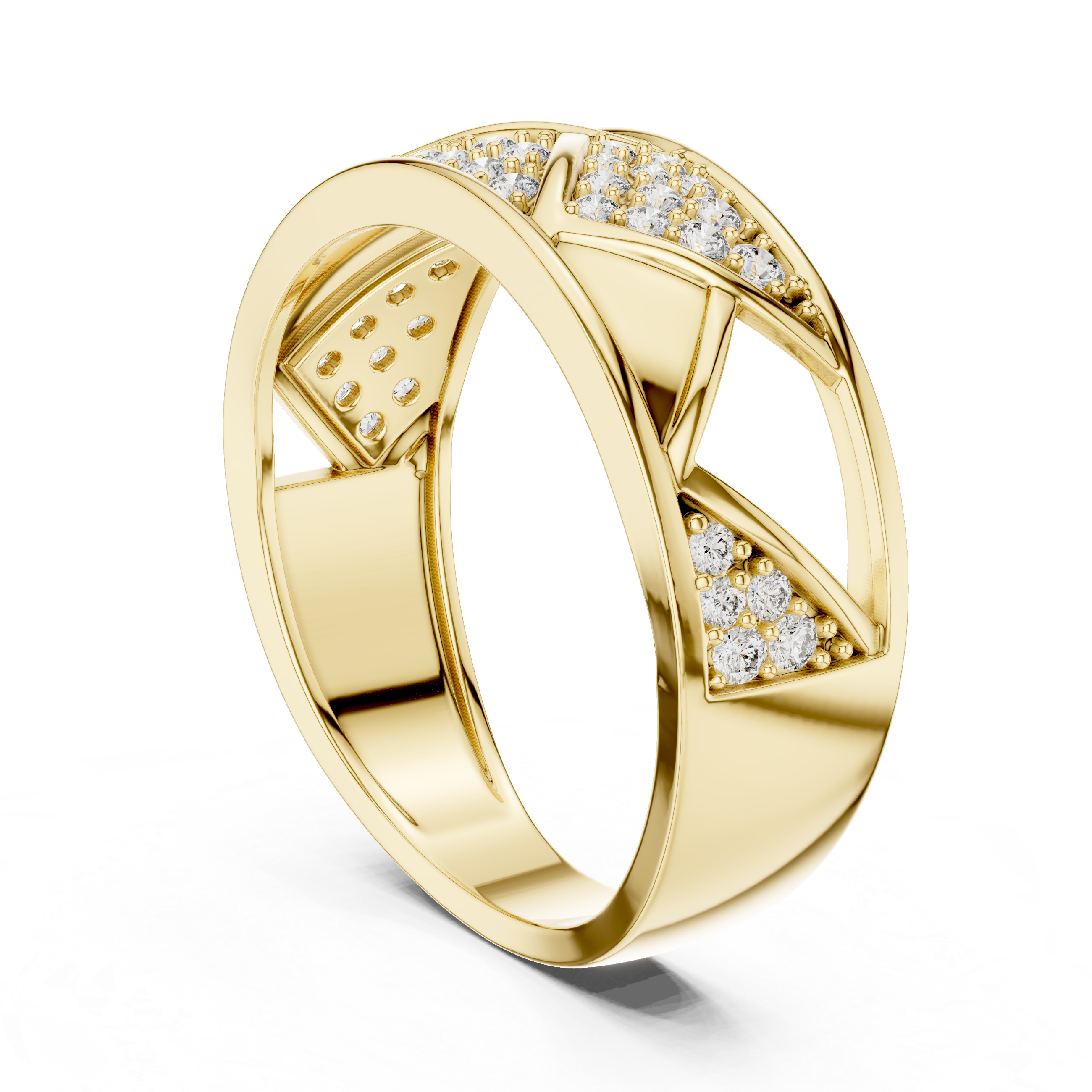 Vintage Lab grown diamond ring jewelry