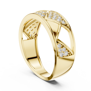 Vintage Lab grown diamond ring jewelry