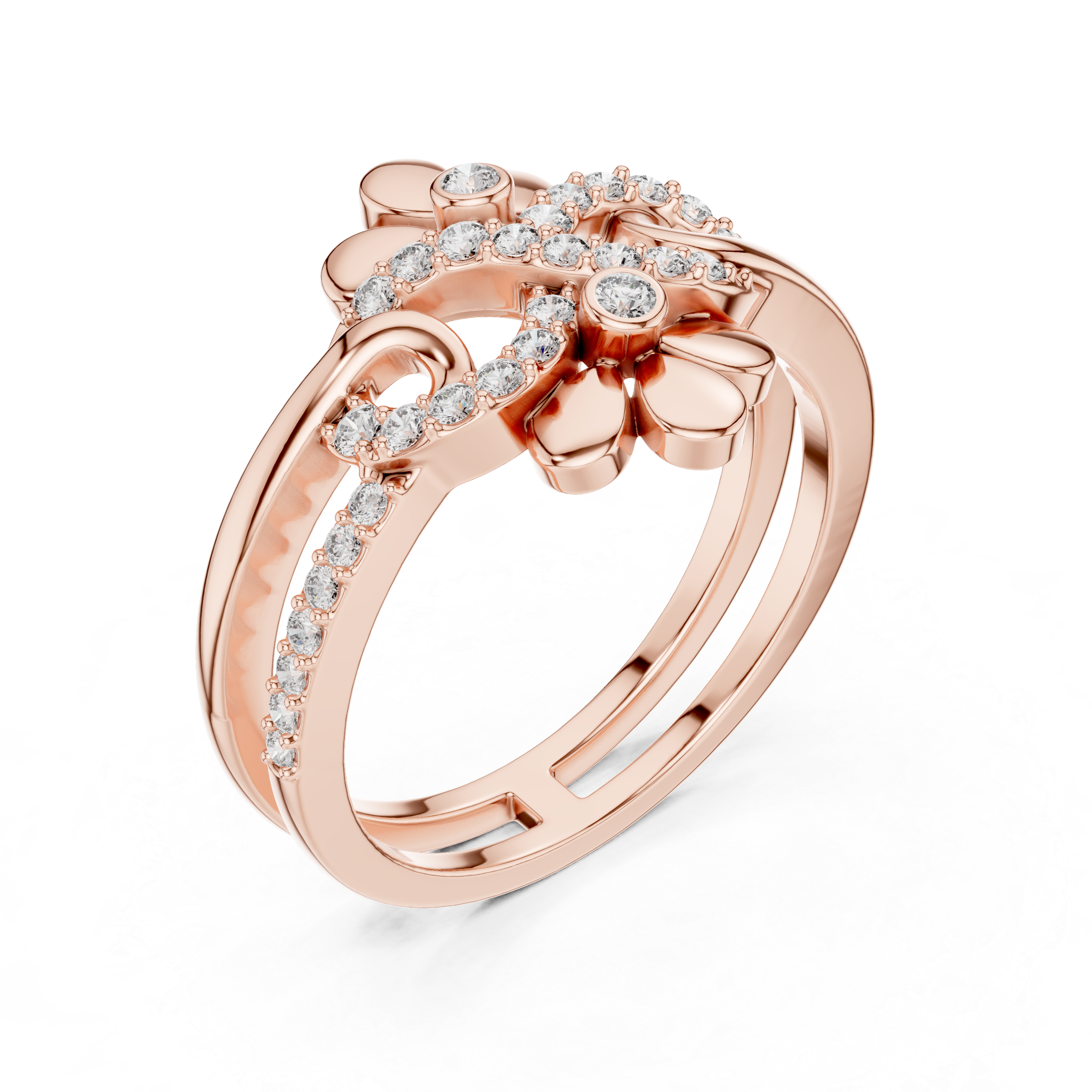 Graceful Lab grown diamond ring jewelry
