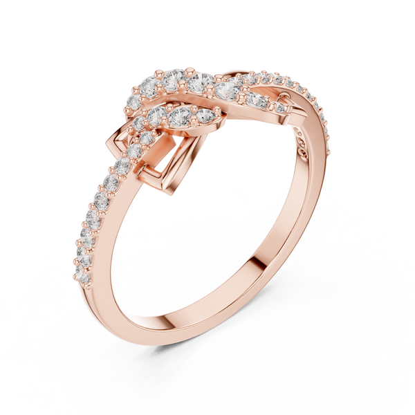 Unique Lab grown diamond ring style