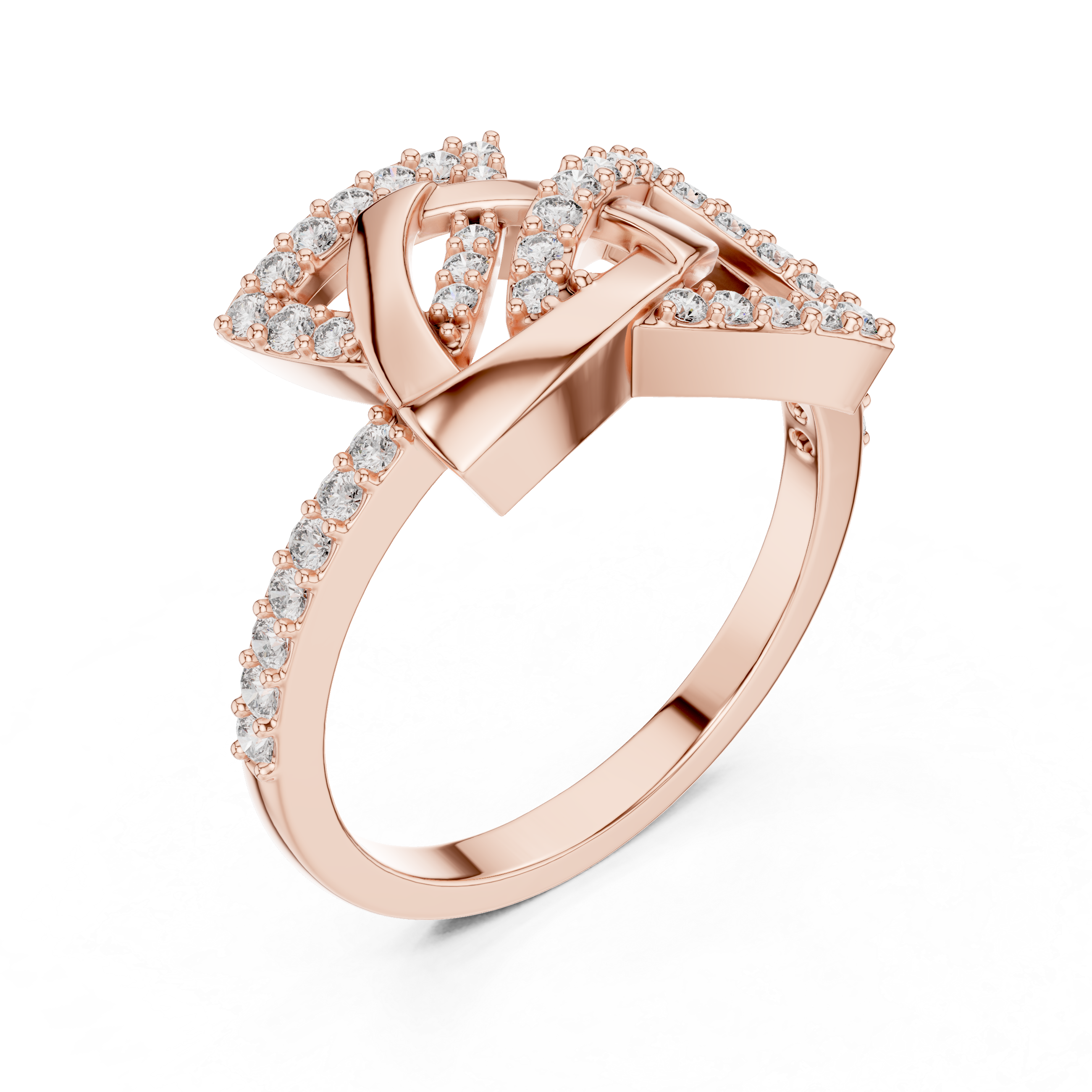 Shiny Lab grown diamond ring jewelry
