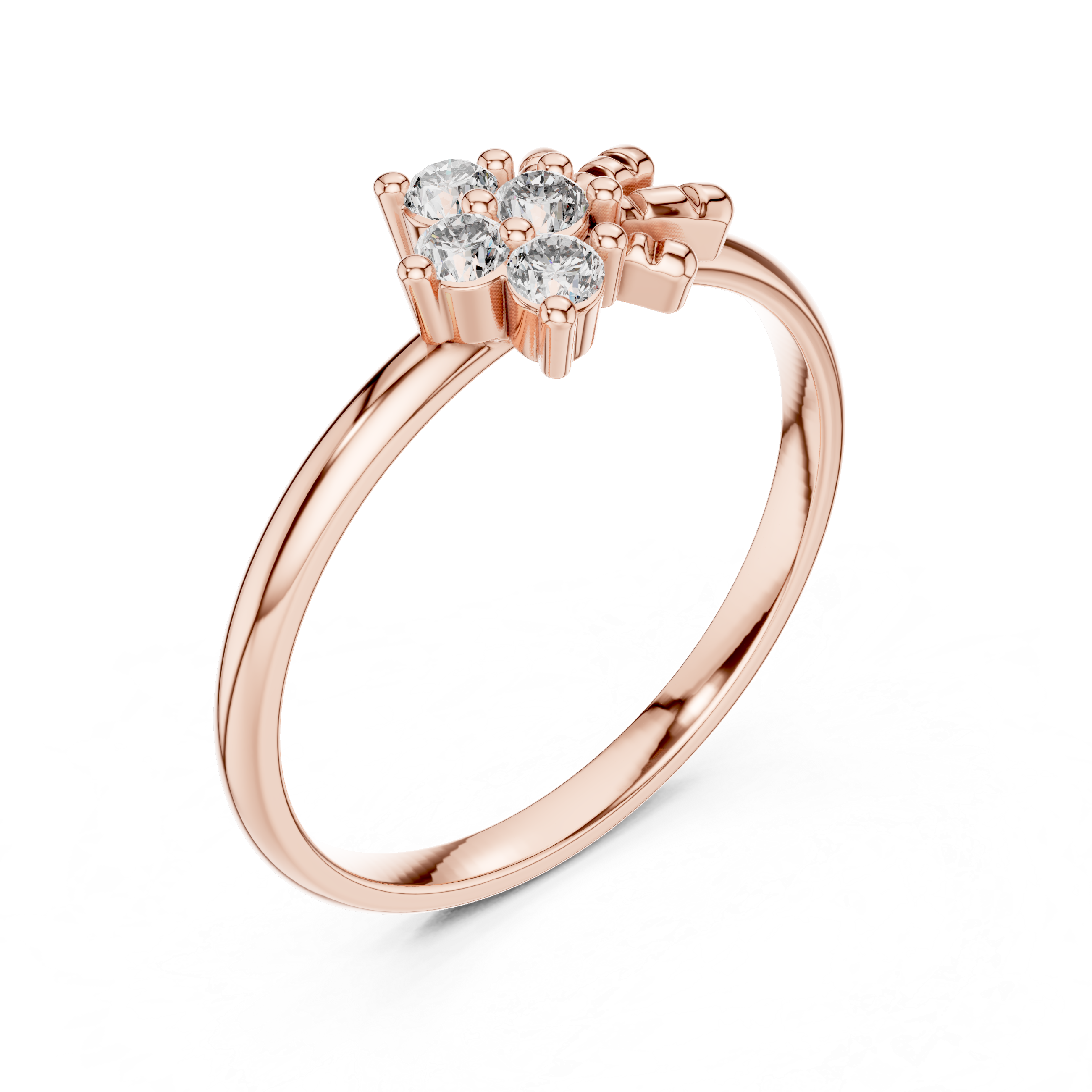 Bold Lab grown diamond ring piece