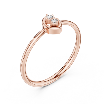 Glowing Lab grown diamond ring jewelry
