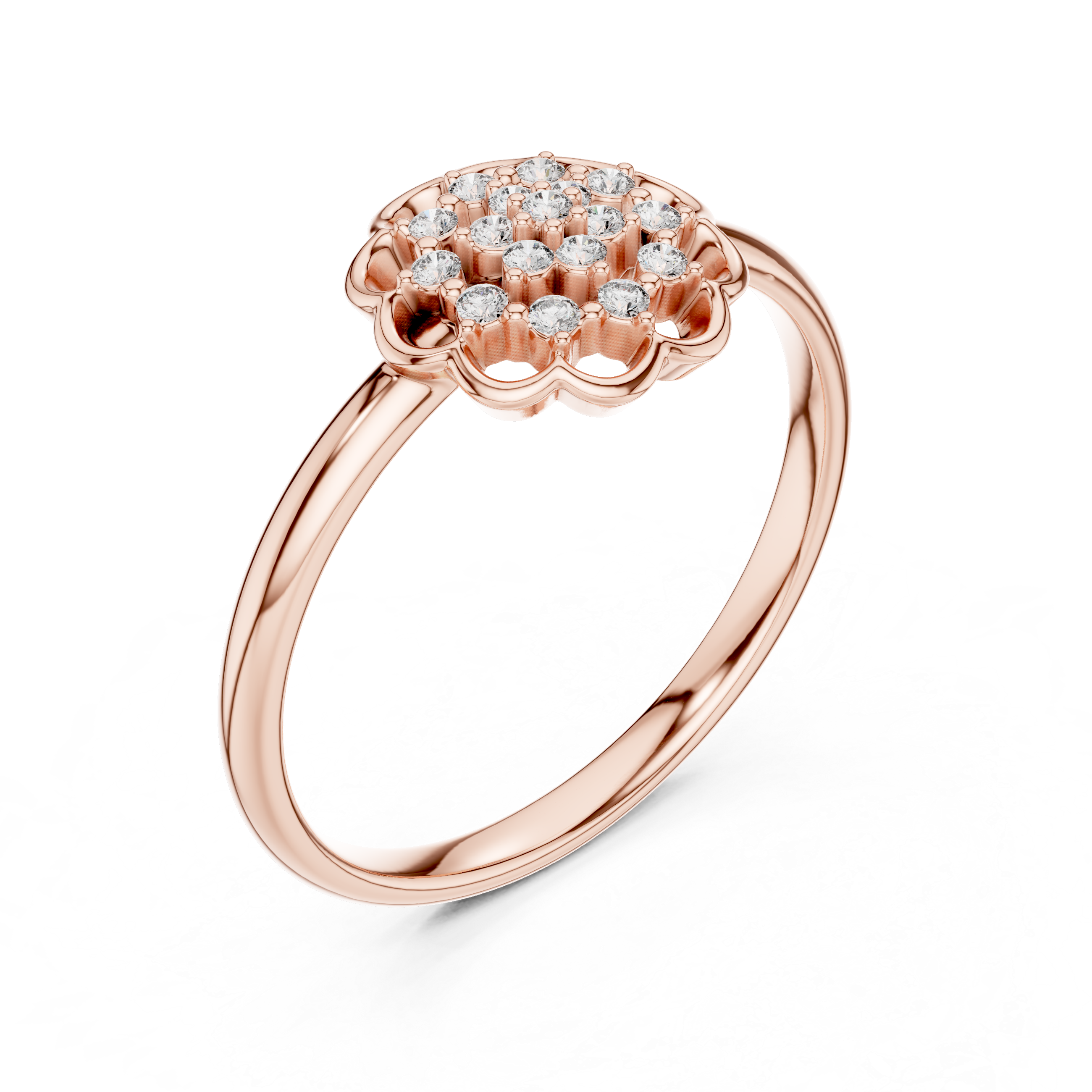 Lavish Lab grown diamond ring design