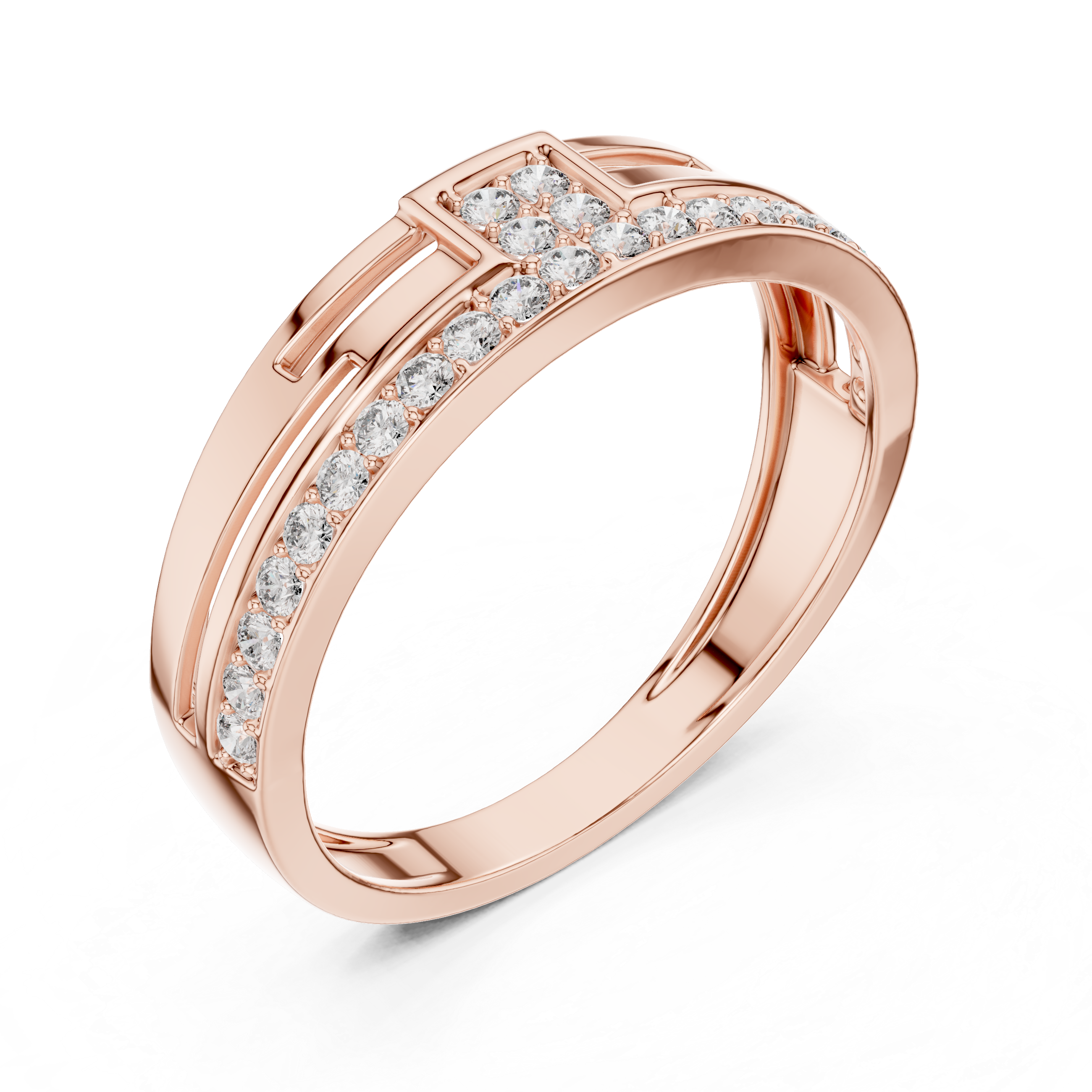 Precious Lab grown diamond ring jewelry