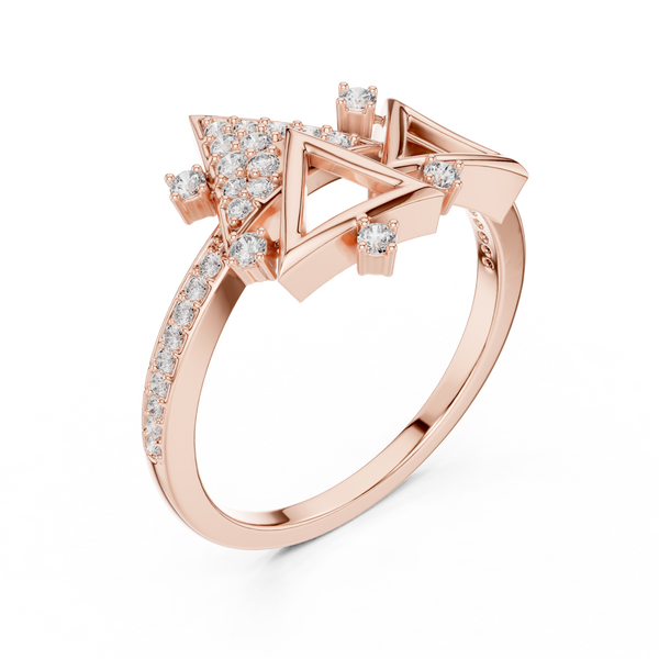 Breathtaking Lab grown diamond ring band