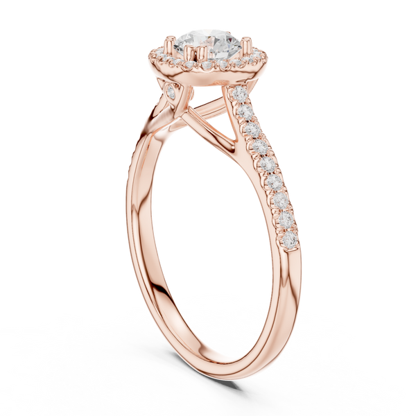 Aged Wine Lab grown diamond Rings design
