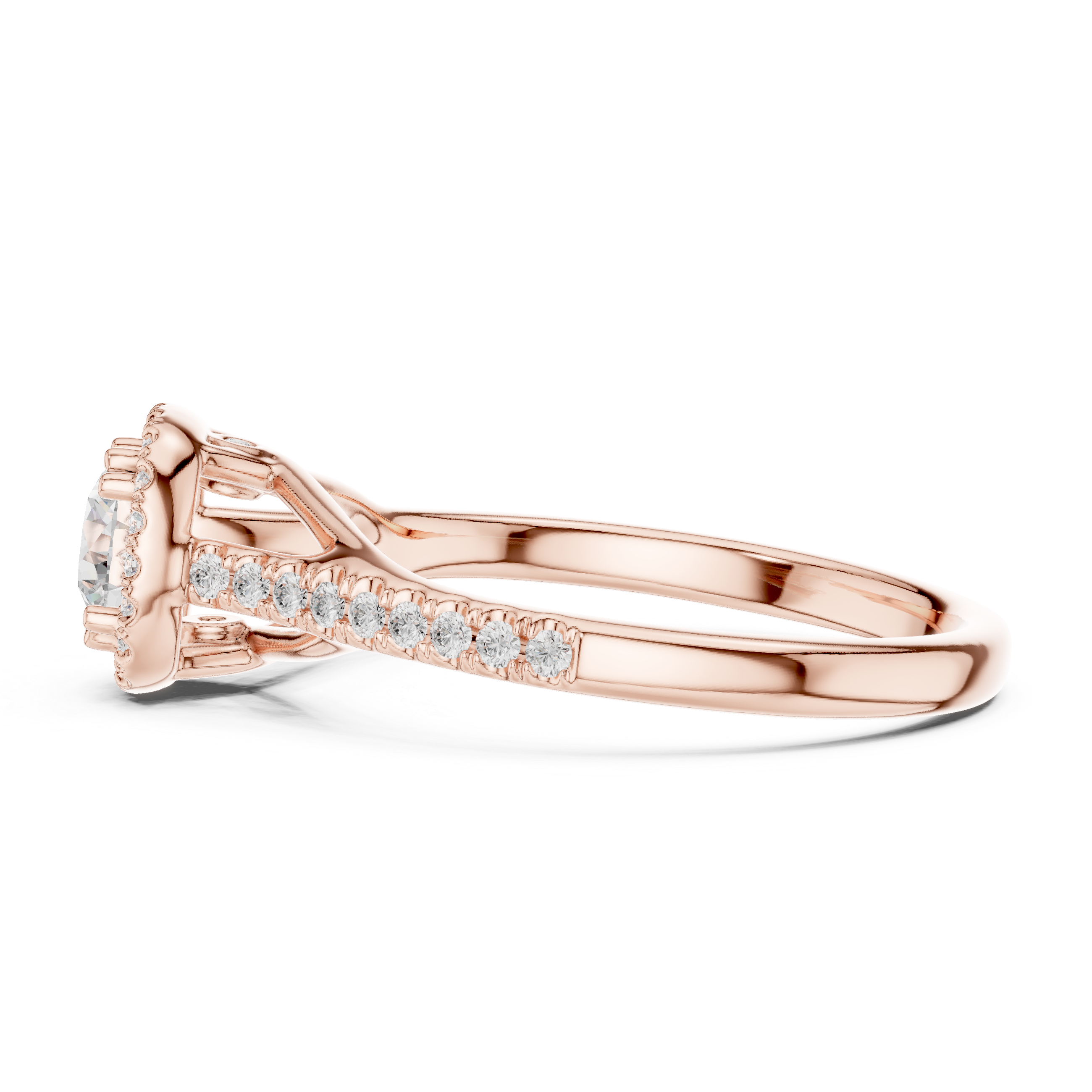 Aged Wine Lab grown diamond Rings design