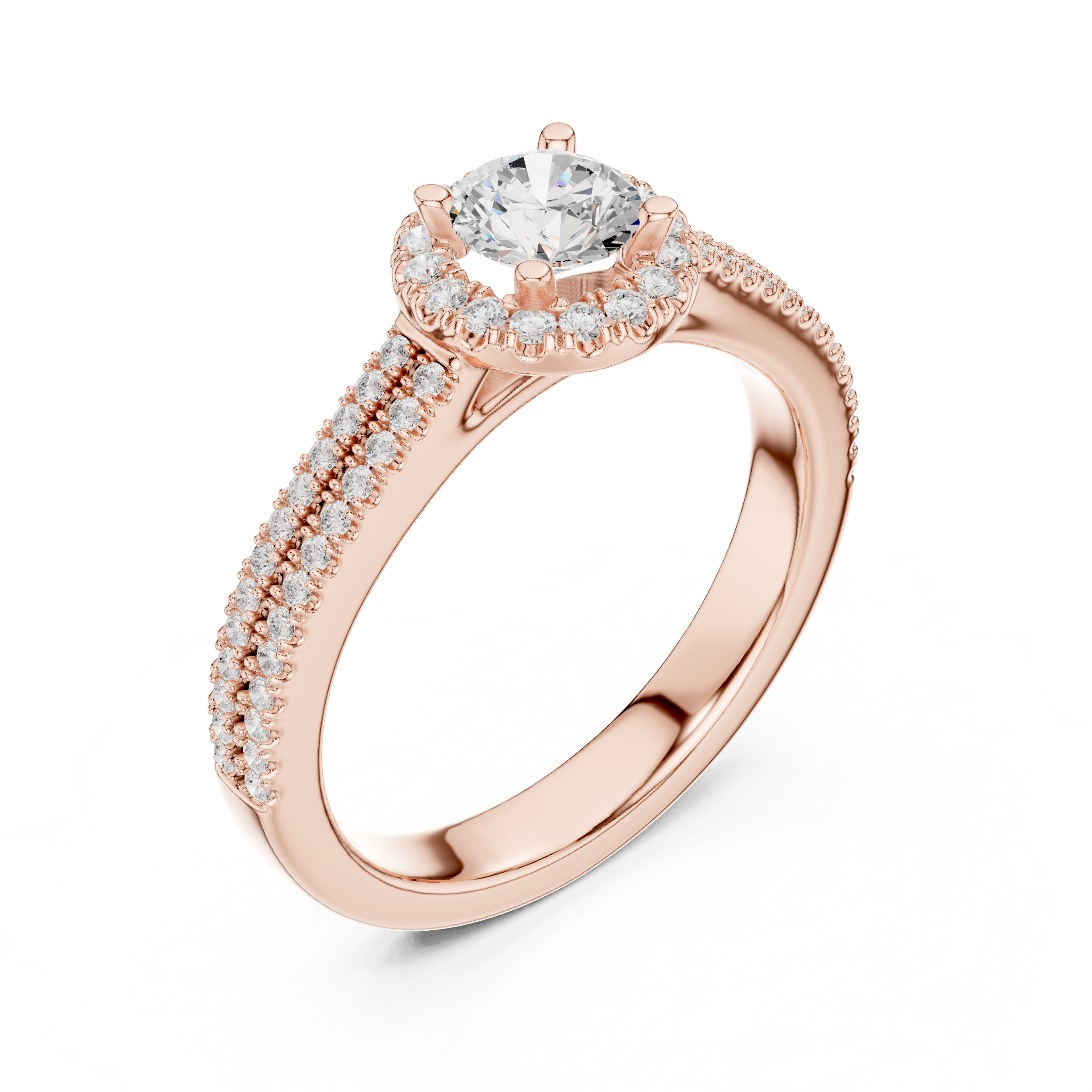 Quiet Time Lab grown diamond Rings design