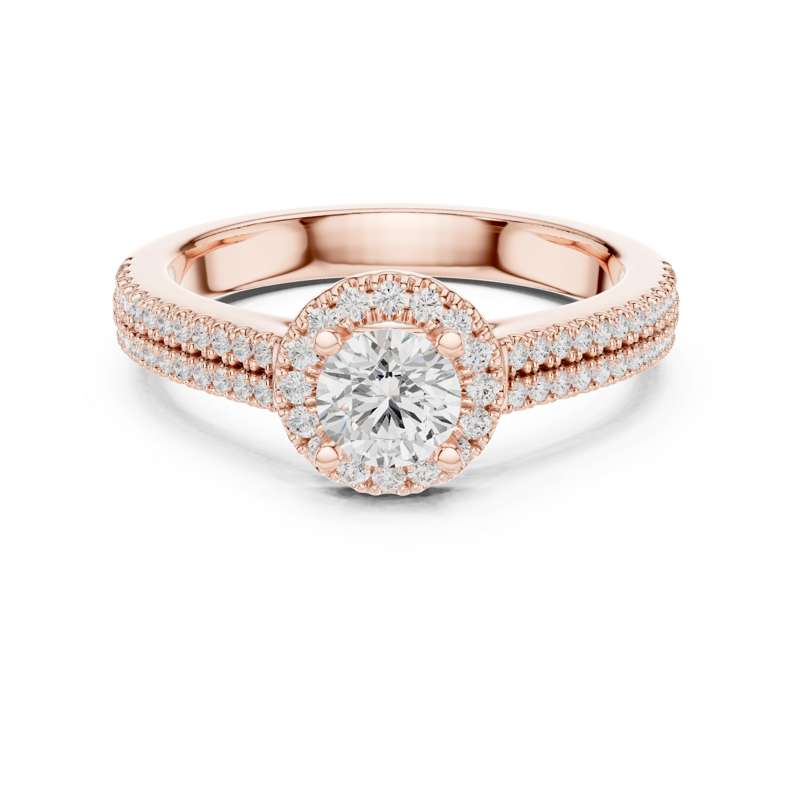 Quiet Time Lab grown diamond Rings design