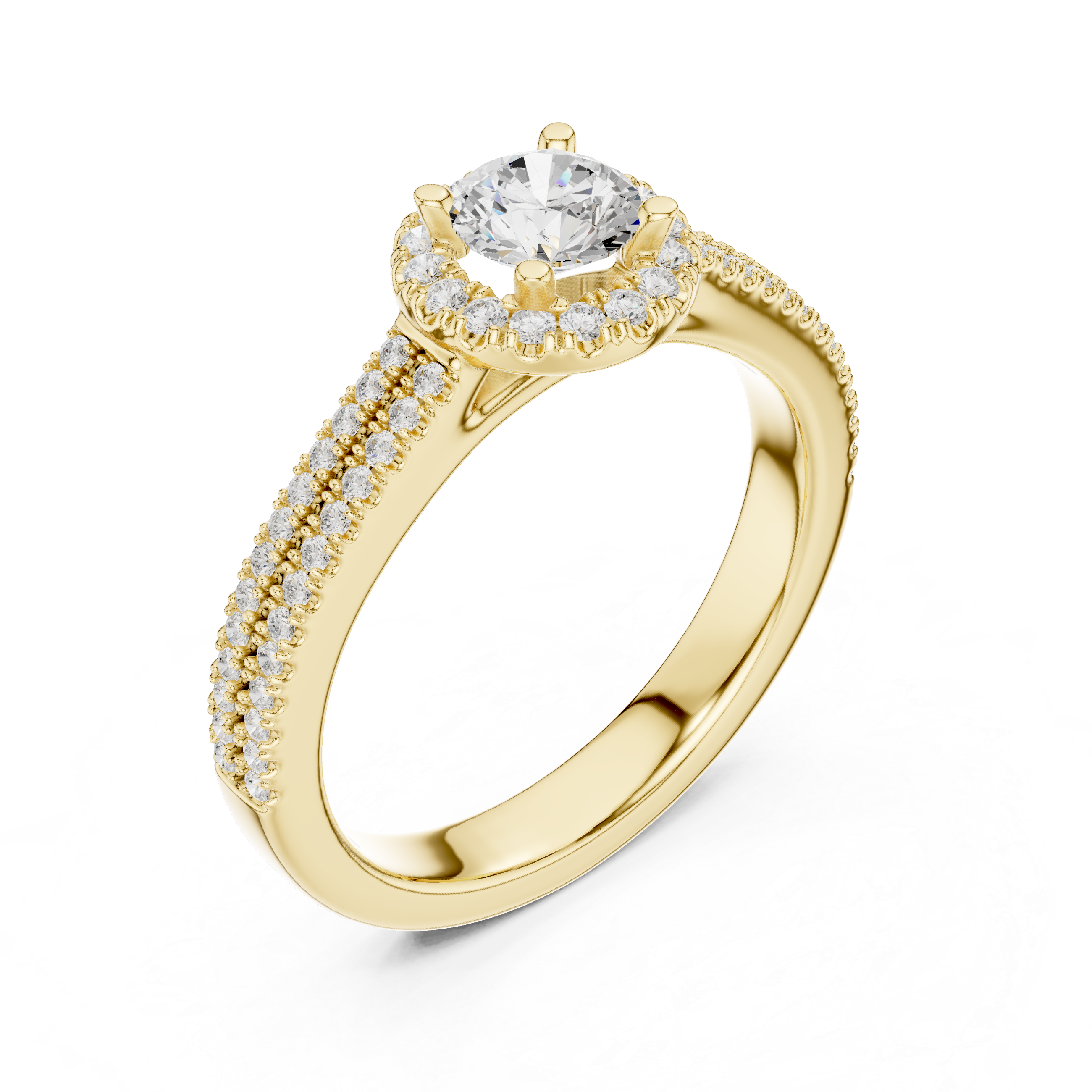 Quiet Time Lab grown diamond Rings design