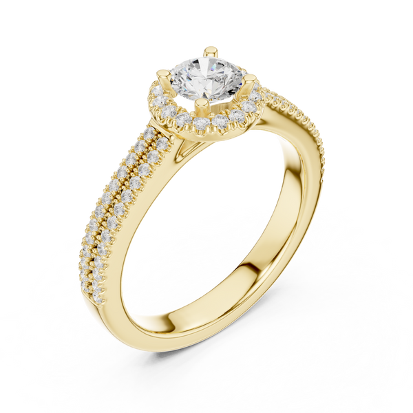 Quiet Time Lab grown diamond Rings design