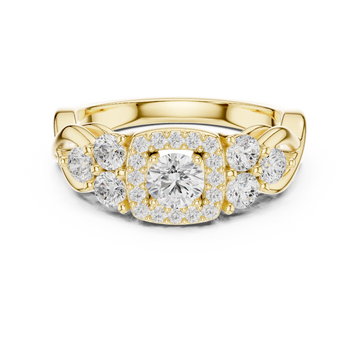 Clear Sky Lab grown diamond Rings design