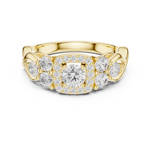 Clear Sky Lab grown diamond Rings design
